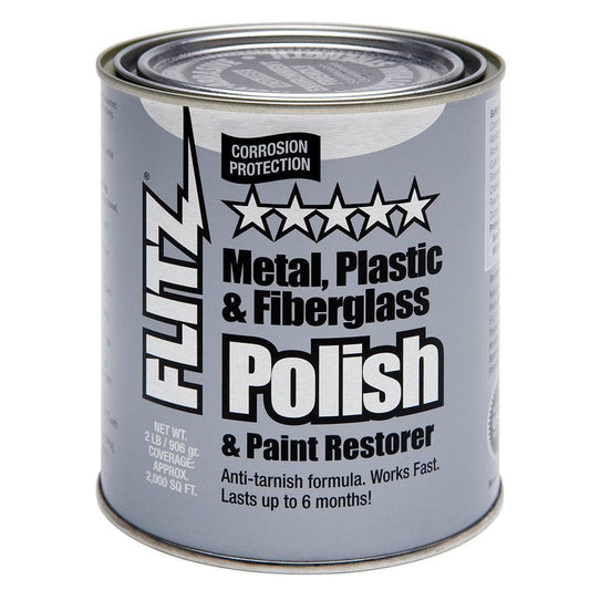 Flitz Polish - Paste - 2.0 lb. Quart Can [CA 03518-6] - Twin Screws Marine Service