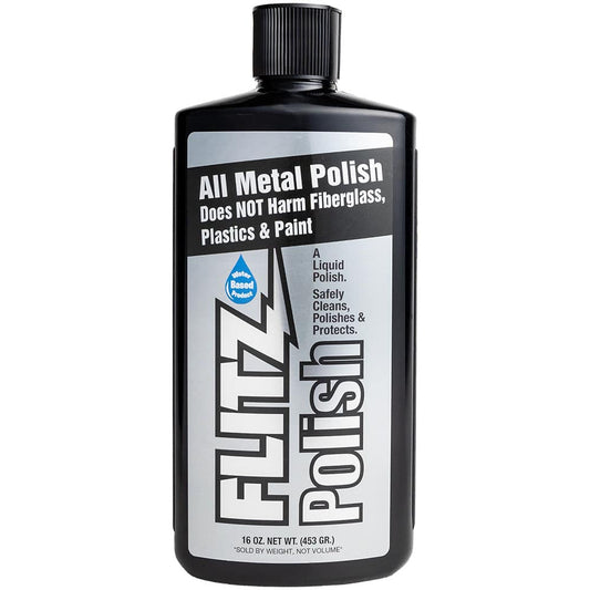 Flitz Polish - Liquid - 16 oz. Bottle [LQ 04506] - Twin Screws Marine Service