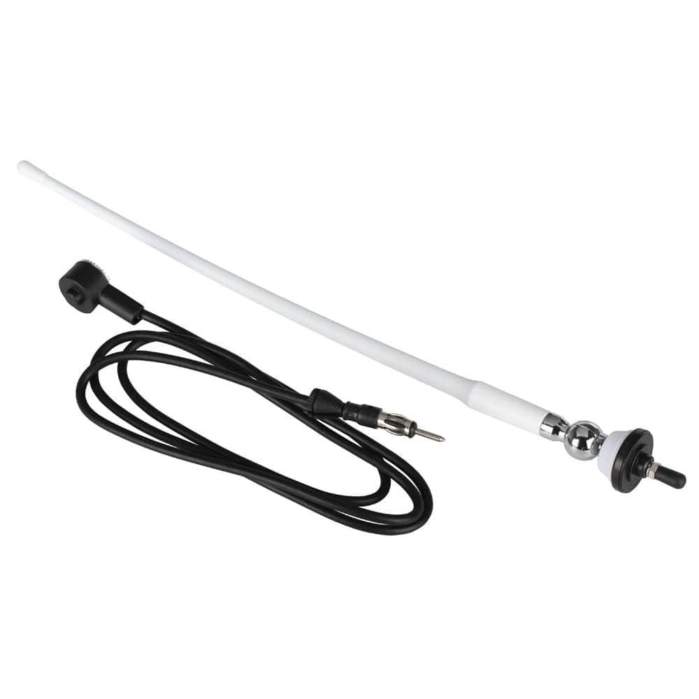 Boss Audio MRANT12W AM/FM Rubber Antenna - White [MRANT12W] - Twin Screws Marine Service