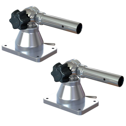 TACO Grand Slam 170 Outrigger Top Mounts - 1-1/8" (Pair) [GS-170] - Twin Screws Marine Service