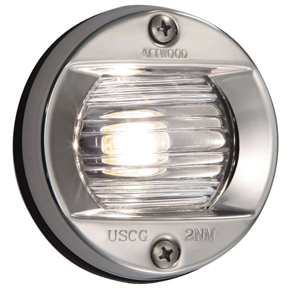 Attwood Vertical, Flush Mount Transom Light - Round [6356D7] - Twin Screws Marine Service