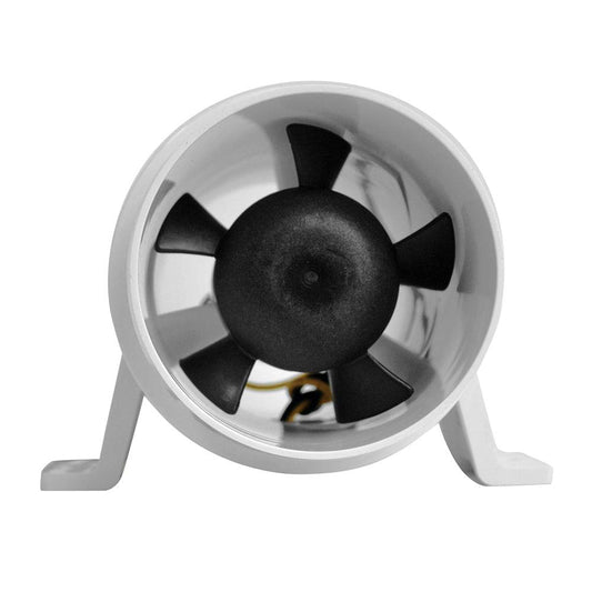 Attwood Turbo 3000 Series Water-Resitant, In-Line Blower - 12V - White [1733-4] - Twin Screws Marine Service