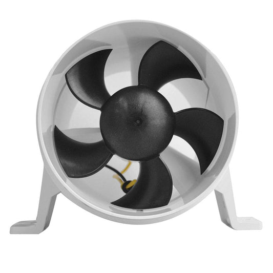 Attwood Turbo 4000 Series II Water-Resistant, In-Line Blower - 12V - White [1749-4] - Twin Screws Marine Service