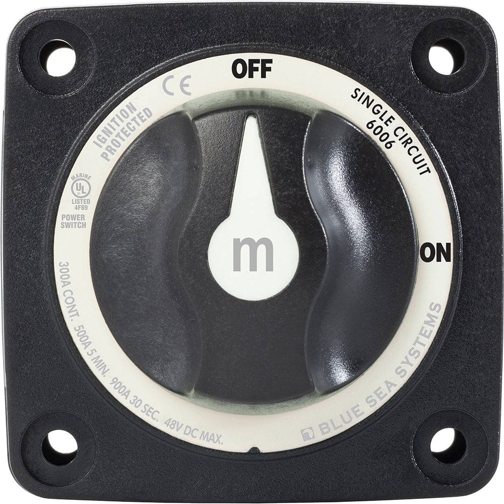 Blue Sea 6007200 Battery Switch Mini - 4 Position - Black [6007200] - Twin Screws Marine Service