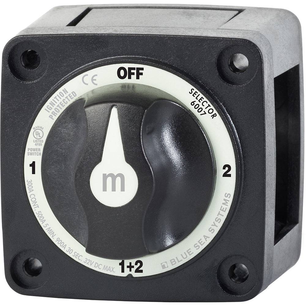 Blue Sea 6007200 Battery Switch Mini - 4 Position - Black [6007200] - Twin Screws Marine Service