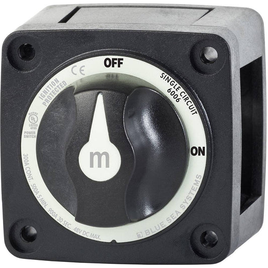 Blue Sea 6006200 Battery Switch Mini ON/OFF - Black [6006200] - Twin Screws Marine Service