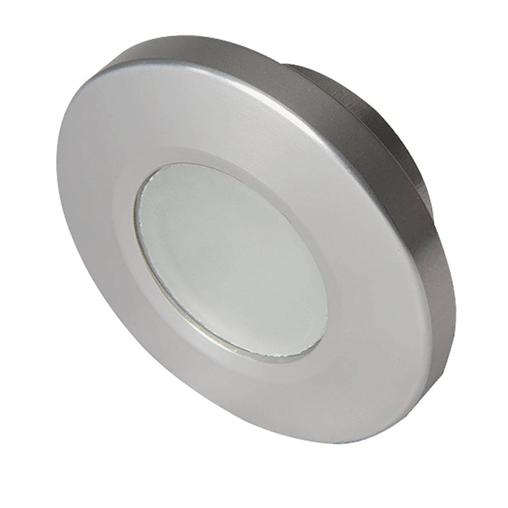 Lumitec Orbit - Flush Mount Down Light - Brushed Finish - 2-Color White/Red Dimming [112502] - Twin Screws Marine Service