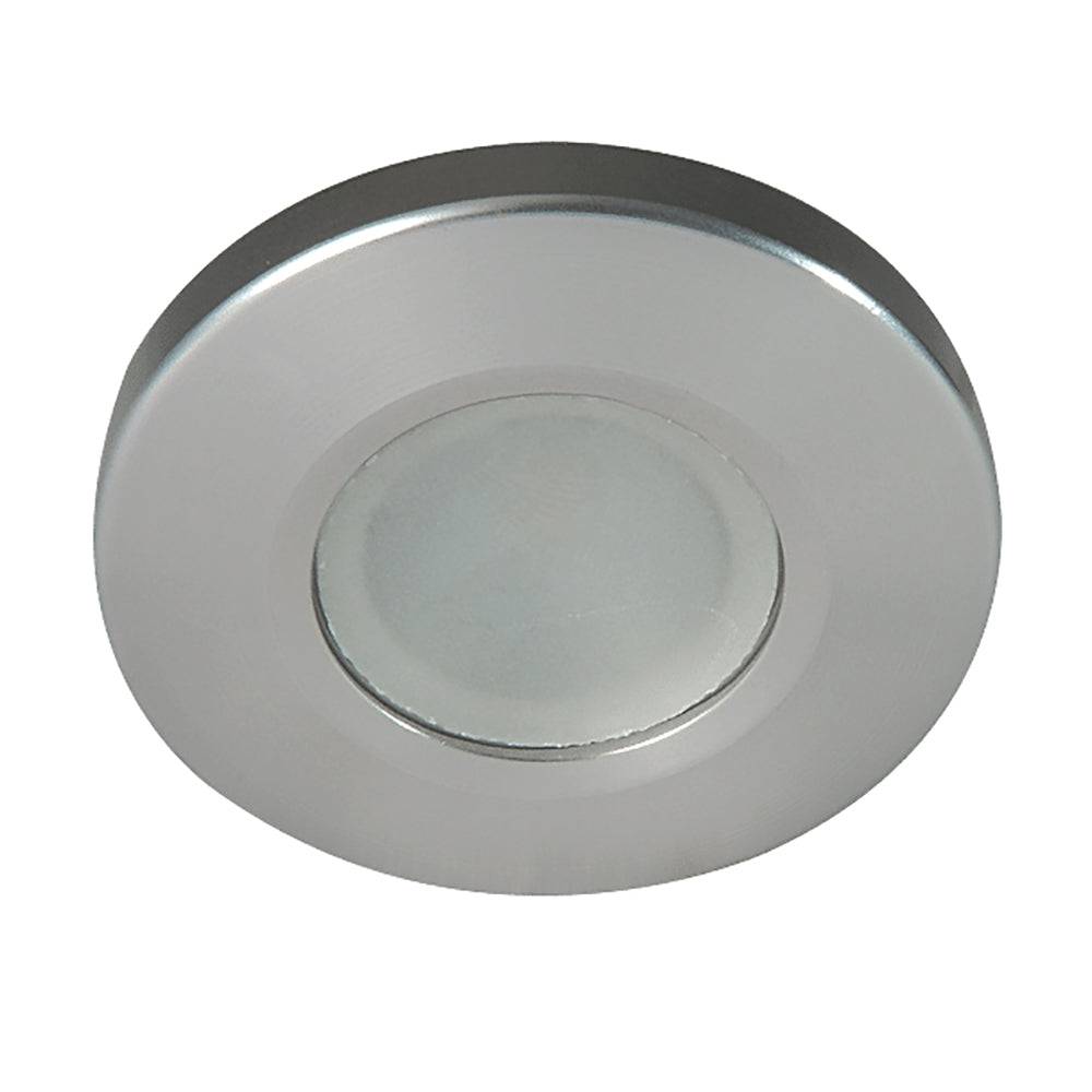 Lumitec Orbit - Flush Mount Down Light - Brushed Finish - 2-Color White/Red Dimming [112502] - Twin Screws Marine Service