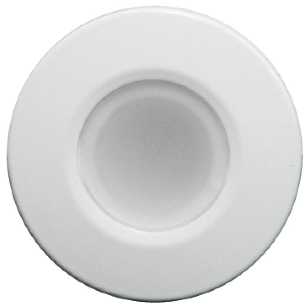 Lumitec Orbit - Flush Mount Down Light - White Finish - 2-Color Blue/White Dimming [112521] - Twin Screws Marine Service