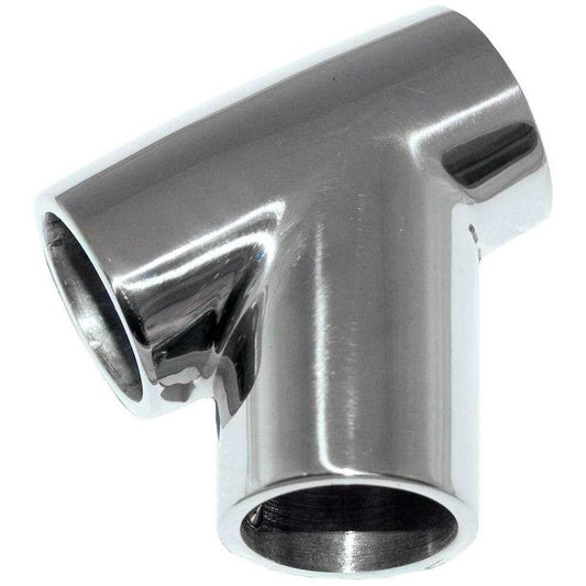 Whitecap 1" O.D. 60 Degree SS Universal Tee [6193C] - Twin Screws Marine Service