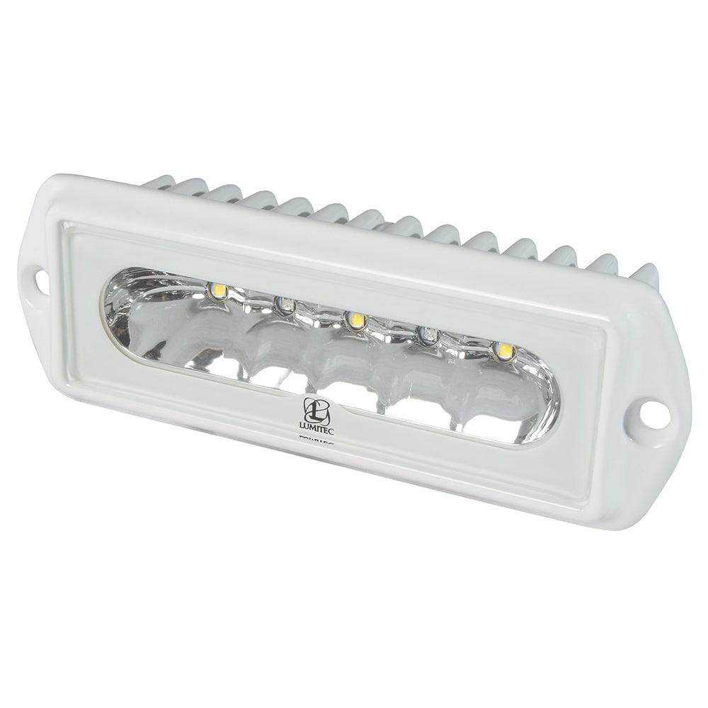 Lumitec Capri2 - Flush Mount LED Flood Light - 2-Color White/Blue Dimming [101099] - Twin Screws Marine Service