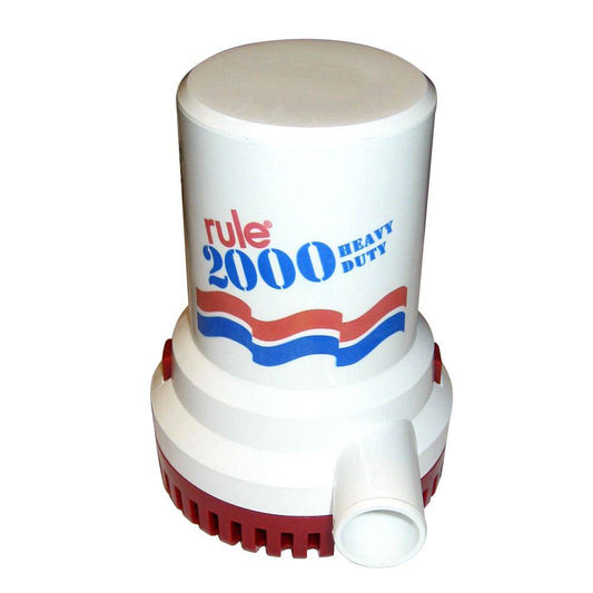 Rule 2000 G.P.H. Non-Automatic Bilge Pump - 24V [12] - Twin Screws Marine Service