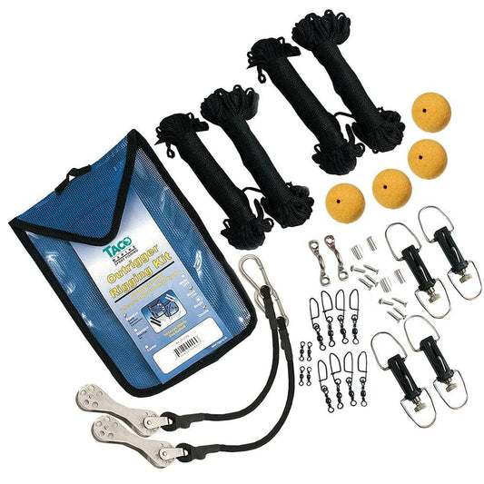 TACO Premium Double Rigging Kit f/2-Rigs on 2-Poles [RK-0002PB] - Twin Screws Marine Service
