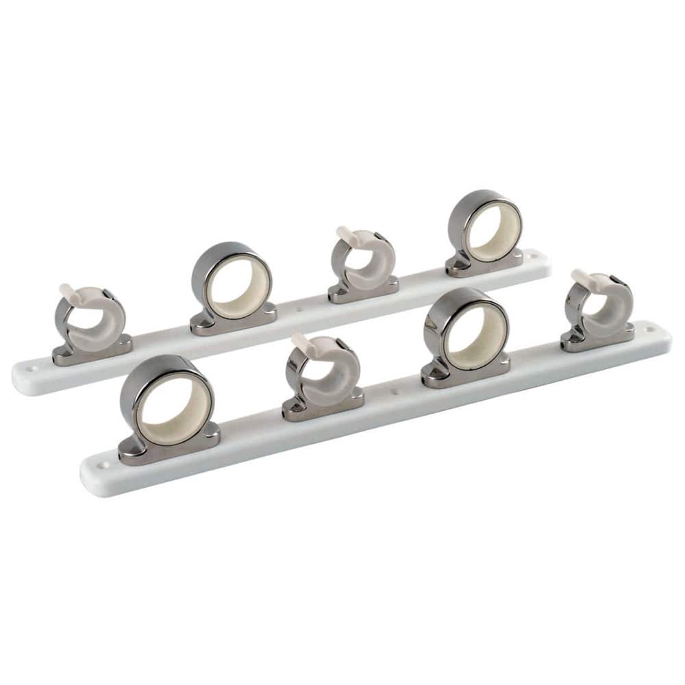 TACO 4-Rod Hanger w/Poly Rack - Polished Stainless Steel [F16-2752-1] - Twin Screws Marine Service