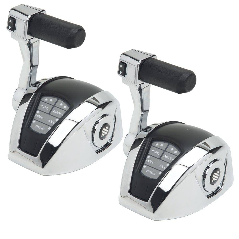 UFlex Power A Electronic Control Package w/ Trim - Single Engine/Dual Station - Mechanical Throttle/Mechanical S [MM12T] - Twin Screws Marine Service