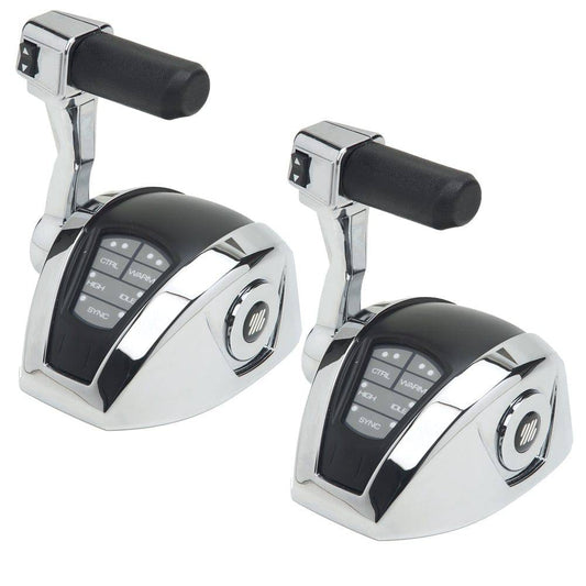 UFlex Power A Electronic Control Package w/ Trim - Single Engine/Dual Station - Mechanical Throttle/Mechanical S [MM12T] - Twin Screws Marine Service