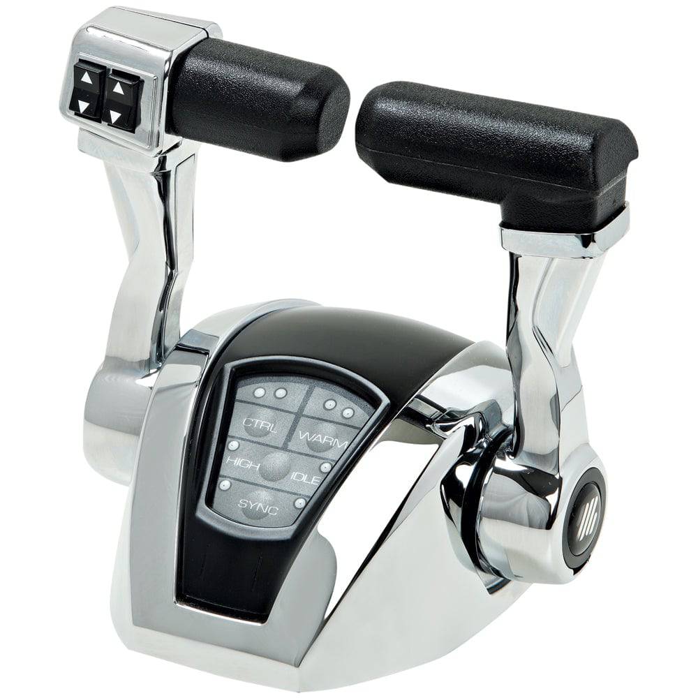 UFlex Power A Electronic Control Package - Dual Engine/Single Station - Mechanical Throttle/Mechanical Shift w/Trim [MM21T] - Twin Screws Marine Service