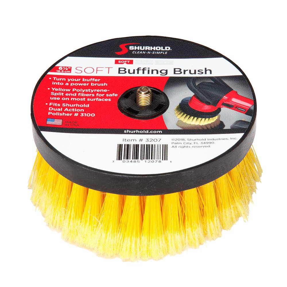 Shurhold 6-1/2" Soft Brush f/Dual Action Polisher [3207] - Twin Screws Marine Service
