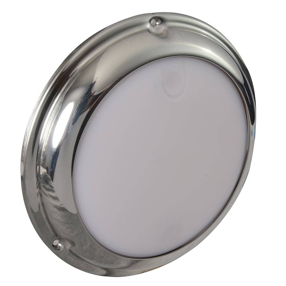 Lumitec TouchDome - Dome Light - Polished SS Finish - 2-Color White/Blue Dimming [101097] - Twin Screws Marine Service