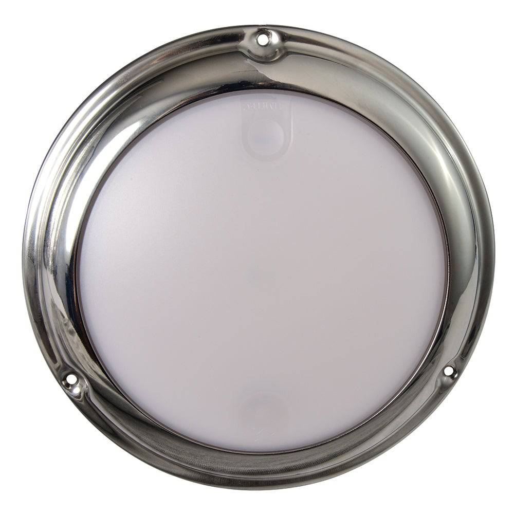 Lumitec TouchDome - Dome Light - Polished SS Finish - 2-Color White/Blue Dimming [101097] - Twin Screws Marine Service