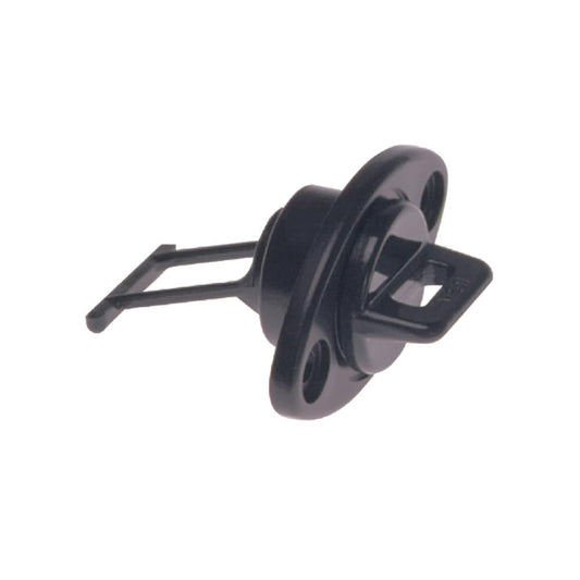 Beckson 1" Drain Plug Screw Type w/Gasket - Black [DP10-B] - Twin Screws Marine Service