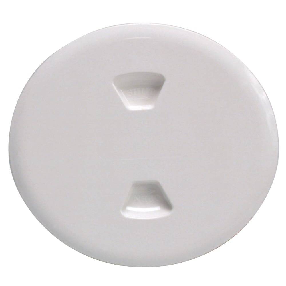 Beckson 5" Twist-Out Deck Plate - White [DP50-W] - Twin Screws Marine Service