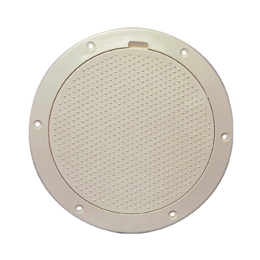 Beckson 6" Non-Skid Pry-Out Deck Plate - Beige [DP63-N] - Twin Screws Marine Service