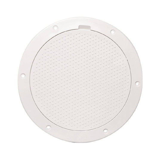 Beckson 6" Non-Skid Pry-Out Deck Plate - White [DP63-W] - Twin Screws Marine Service