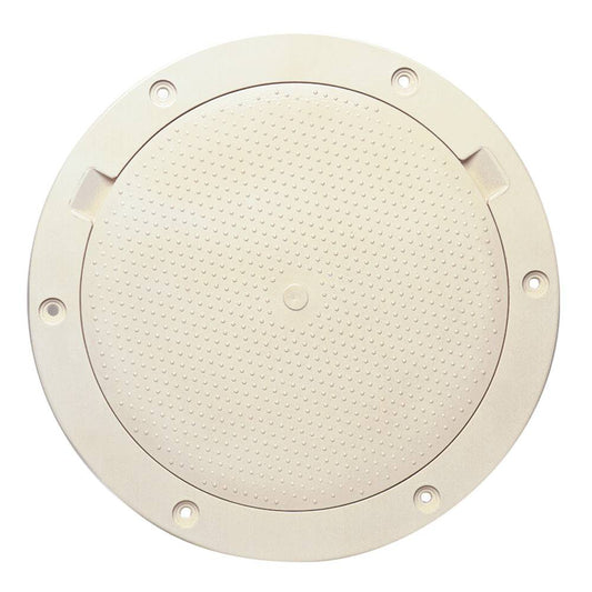 Beckson 8" Non-Skid Pry-Out Deck Plate - Beige [DP83-N] - Twin Screws Marine Service