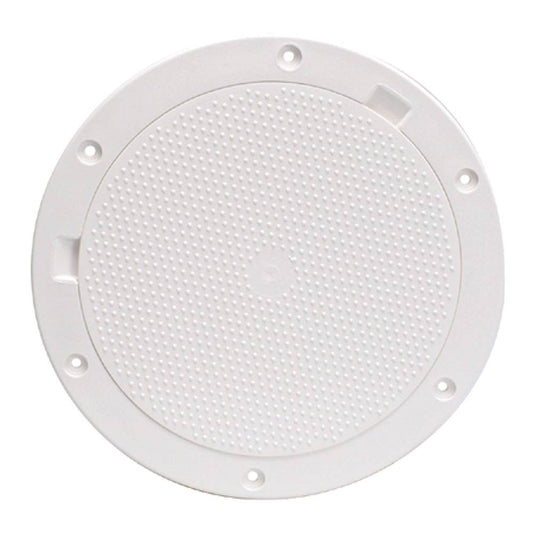 Beckson 8" Non-Skid Pry-Out Deck Plate - White [DP83-W] - Twin Screws Marine Service