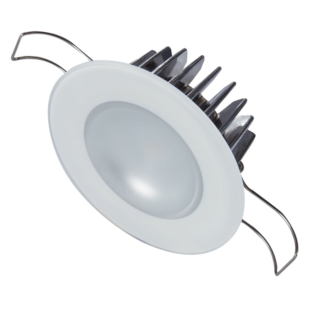 Lumitec Mirage - Flush Mount Down Light - Glass Finish/No Bezel - 4-Color Red/Blue/Purple Non Dimming w/White Dimming [113190] - Twin Screws Marine Service