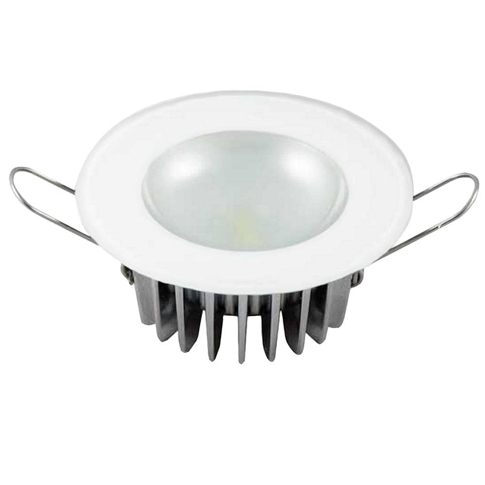 Lumitec Mirage - Flush Mount Down Light - Glass Finish/No Bezel - Warm White Dimming [113199] - Twin Screws Marine Service