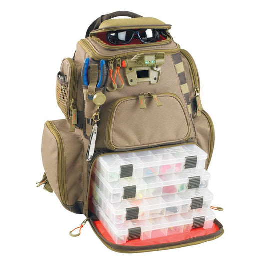 Wild River NOMAD Lighted Tackle Backpack w/4 PT3600 Trays [WT3604] - Twin Screws Marine Service