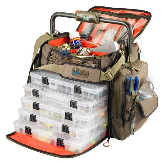 Wild River FRONTIER Lighted Bar Handle Tackle Bag w/5 PT3700 Trays [WT3702] - Twin Screws Marine Service