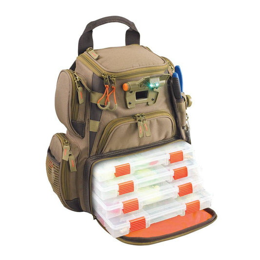 Wild River RECON Lighted Compact Tackle Backpack w/4 PT3500 Trays [WT3503] - Twin Screws Marine Service