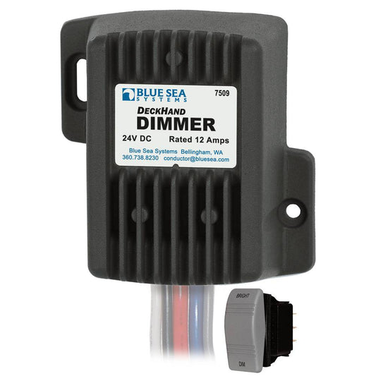 Blue Sea 7509 DeckHand Dimmer - 12 Amp/24V [7509] - Twin Screws Marine Service