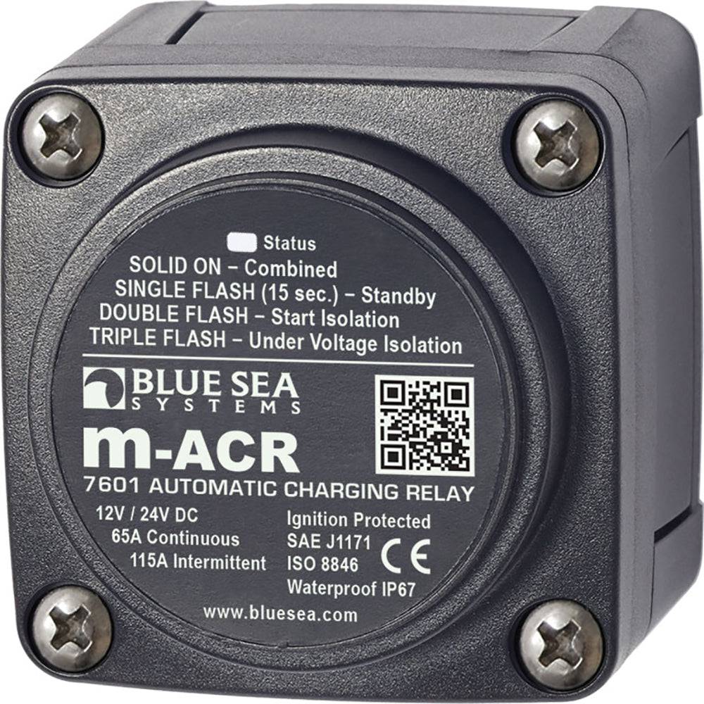 Blue Sea 7601 DC Mini ACR Automatic Charging Relay - 65 Amp [7601] - Twin Screws Marine Service