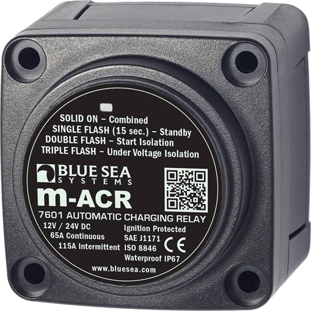 Blue Sea 7601 DC Mini ACR Automatic Charging Relay - 65 Amp [7601] - Twin Screws Marine Service