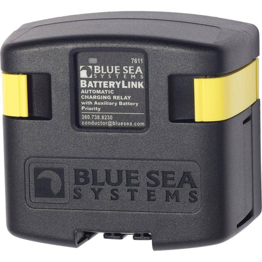 Blue Sea 7611 DC BatteryLink Automatic Charging Relay - 120 Amp w/Auxiliary Battery Charging [7611] - Twin Screws Marine Service
