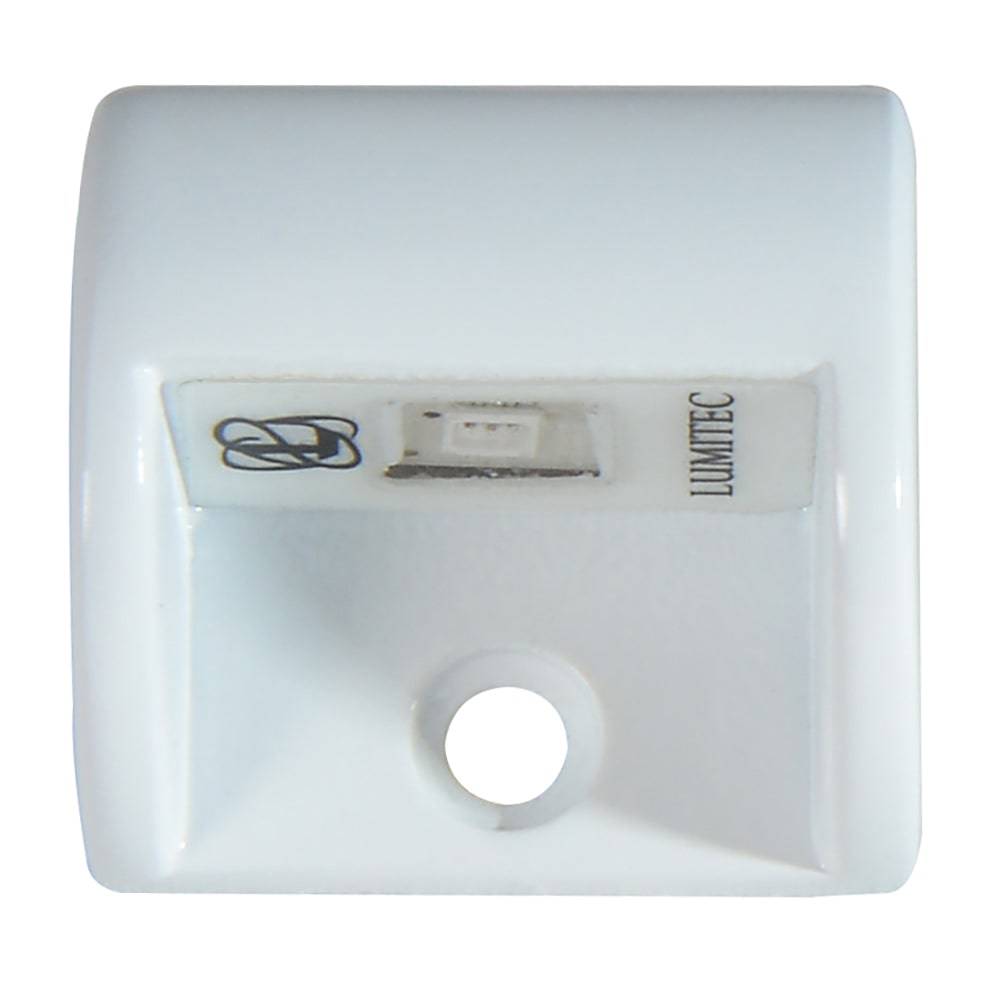 Lumitec Andros - Courtesy Light - White Powder Coat Finish - Blue Non-Dimming [101047] - Twin Screws Marine Service