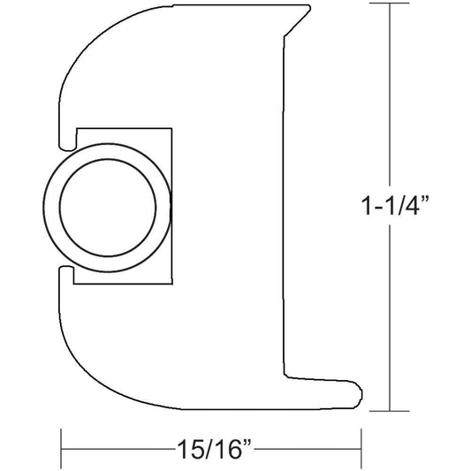 TACO Flex Vinyl Rub Rail Kit - White w/White Insert - 50' [V11-3447WWK50-2] - Twin Screws Marine Service