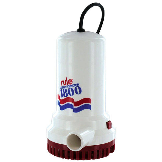 Rule 1800 Sump/Utility Pump w/8' Cord - 110V Automatic [A53S] - Twin Screws Marine Service