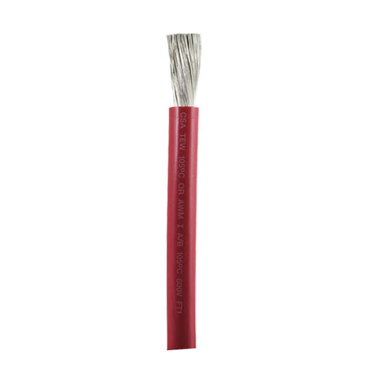 Ancor Red 2/0 AWG Battery Cable - Sold By The Foot [1175-FT] - Twin Screws Marine Service