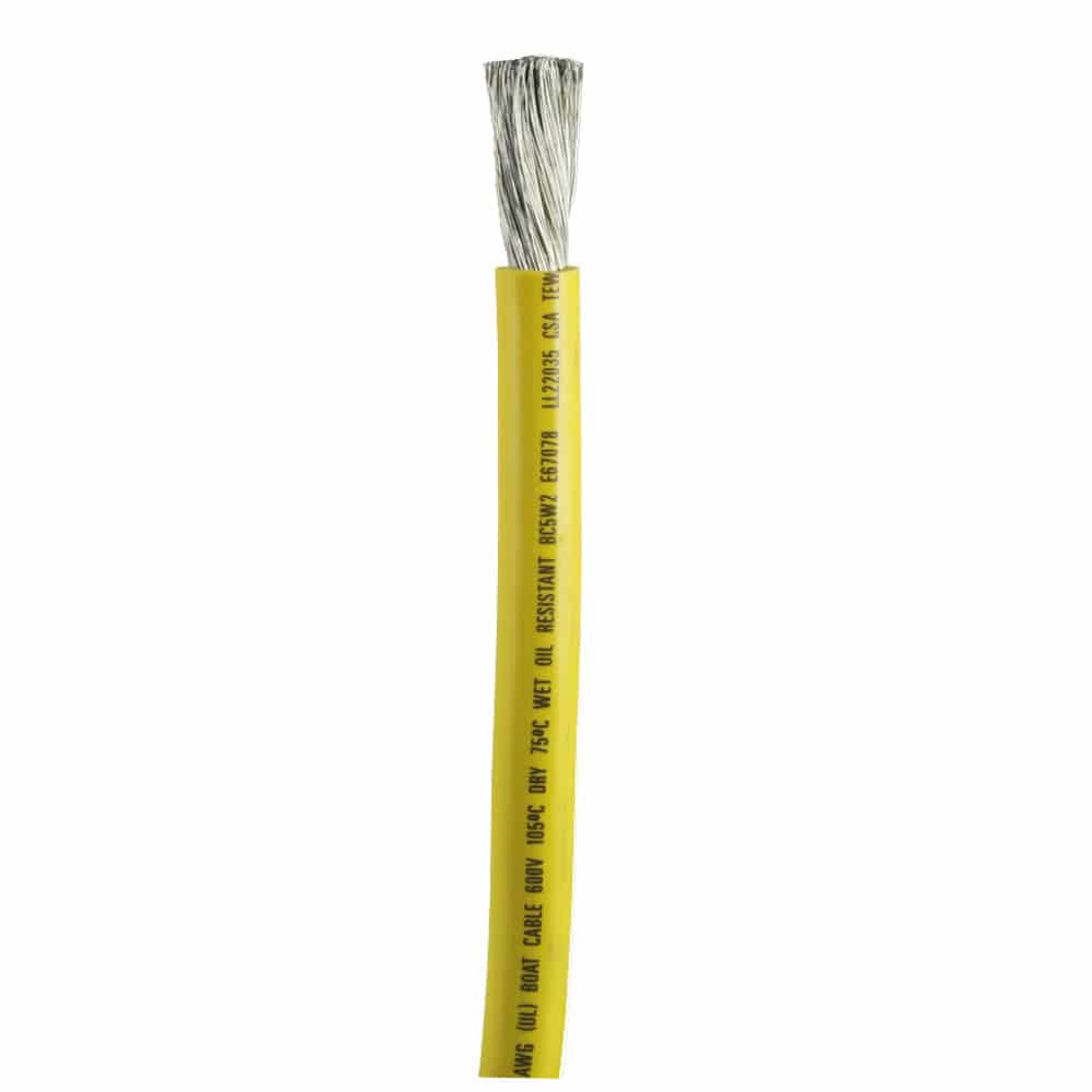 Ancor Yellow 2/0 AWG Battery Cable - Sold By The Foot [1179-FT] - Twin Screws Marine Service