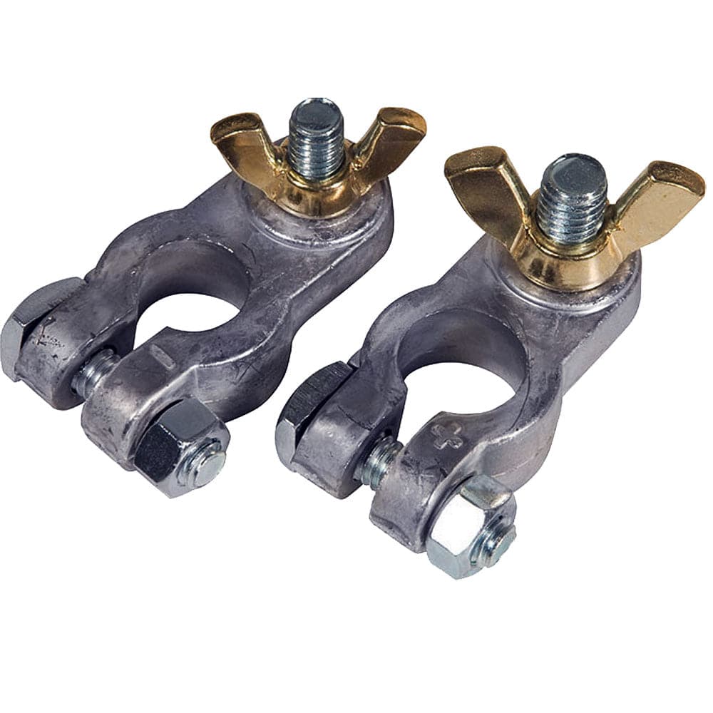 Ancor Lead Battery Terminal - 5/16" & 3/8" Stud - Positive & Negative Combo [260325] - Twin Screws Marine Service