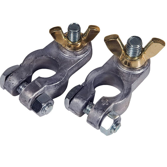 Ancor Lead Battery Terminal - 5/16" & 3/8" Stud - Positive & Negative Combo [260325] - Twin Screws Marine Service