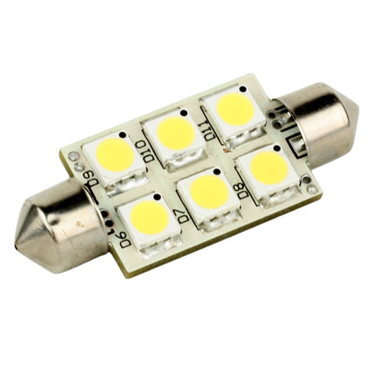 Lunasea Single-Sided 6 LED Festoon - 10-30VDC/1.5W/97 Lumens - Warm White [LLB-186W-21-00] - Twin Screws Marine Service