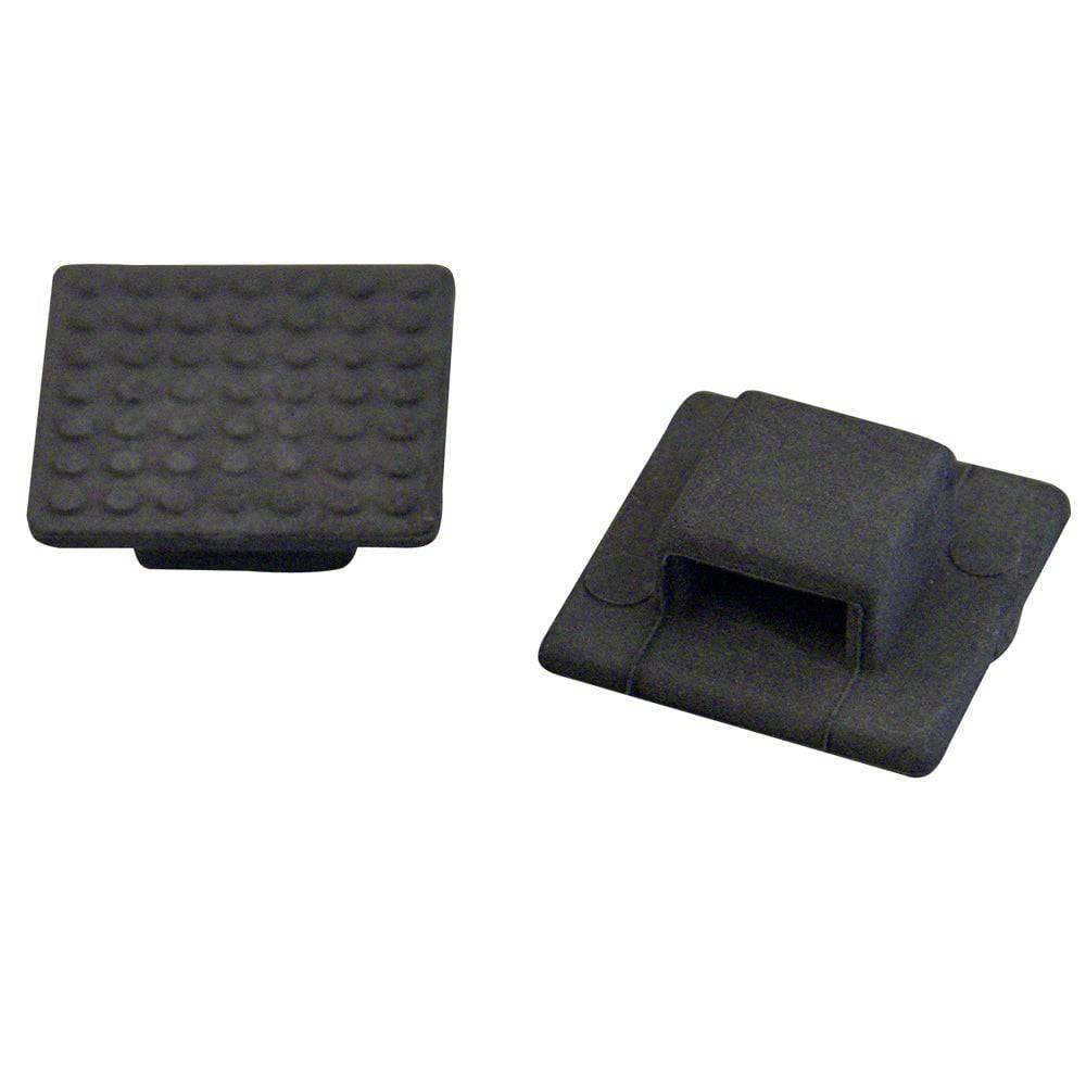 Weld Mount AT-3B Small Black Nylon Wire Tie Mount - Qty. 50 [803950B] - Twin Screws Marine Service