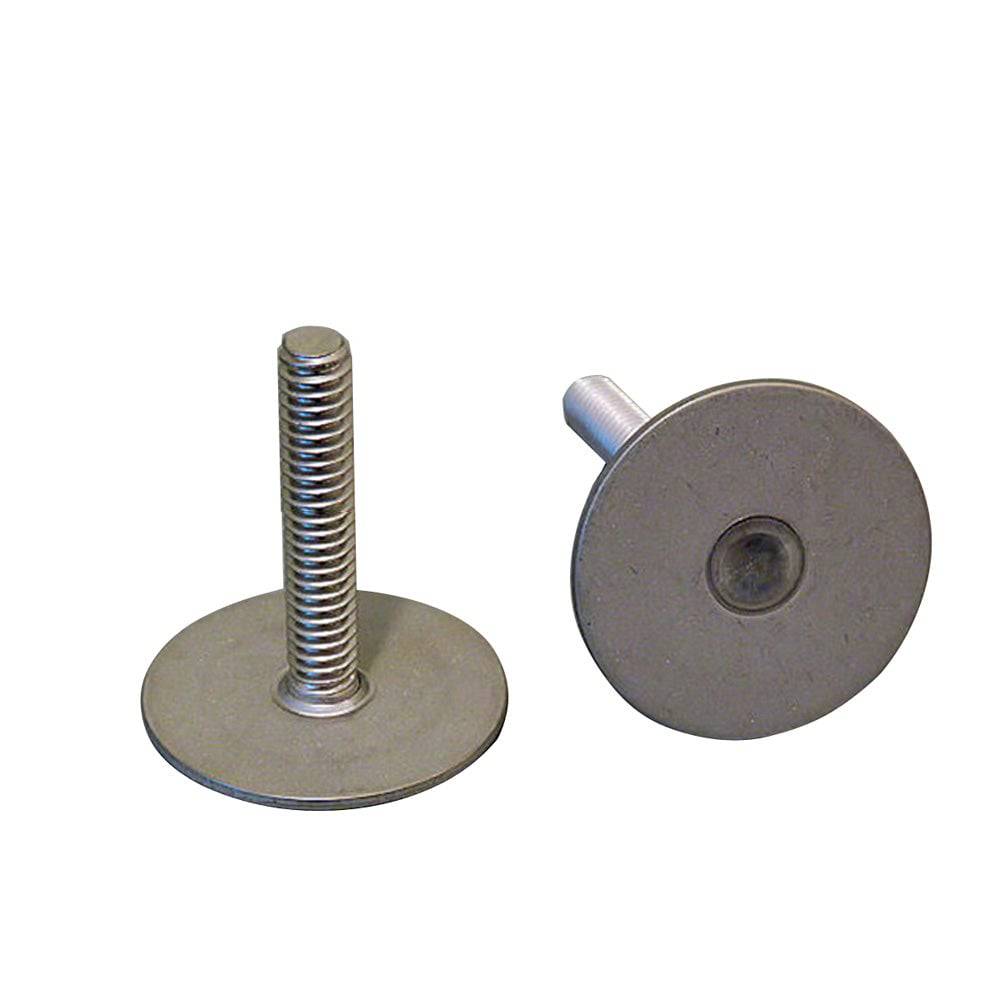 Weld Mount 1" Tall Stainless Stud w/1/4" x 20 Threads - Qty. 10 [142016] - Twin Screws Marine Service