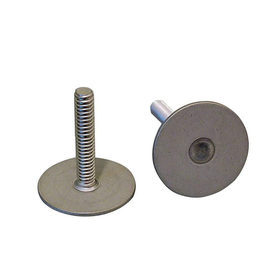 Weld Mount 1" Tall Stainless Stud w/1/4" x 20 Threads - Qty. 10 [142016] - Twin Screws Marine Service